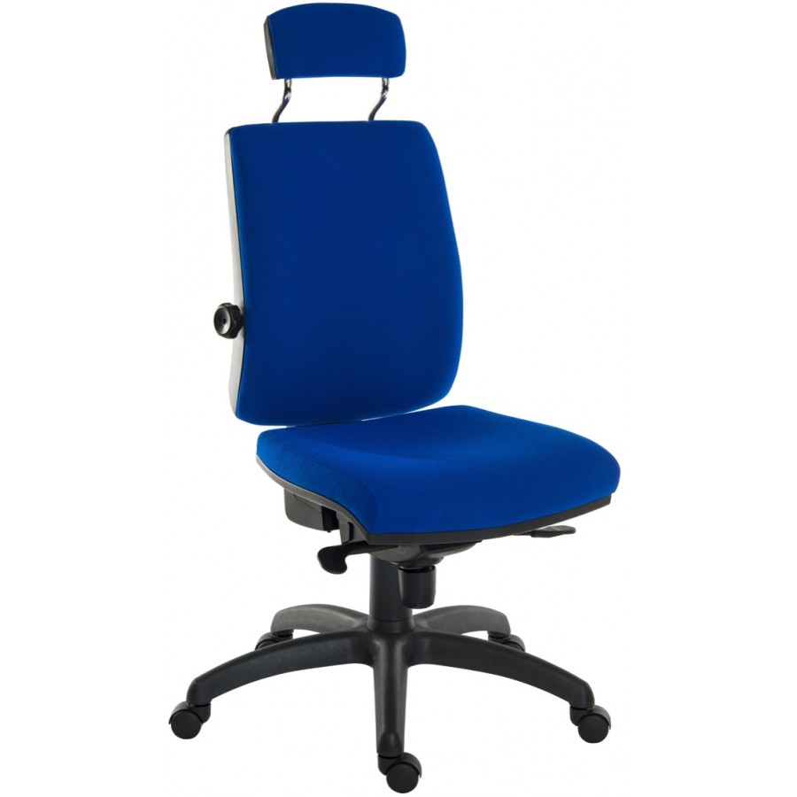 Ergo Plus Fabric Posture Office Chair with Black Base